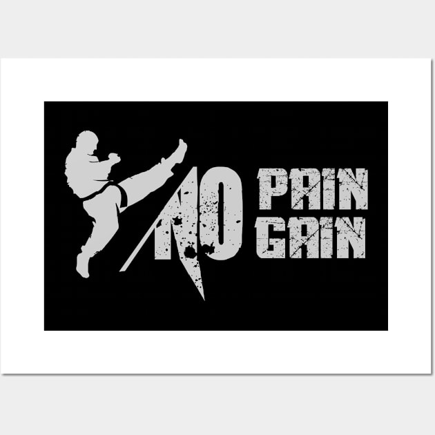 No Pain No Gain in MMA Wall Art by Toogoo